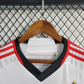 Camisa Flamengo II 23/24 s/n° Torcedor Adidas Masculina - Branca com detalhes em Dourado