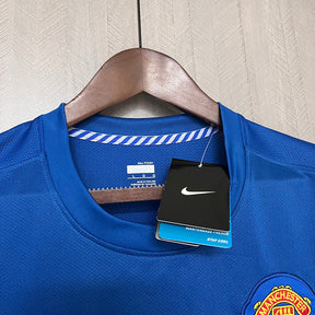Camisa Retrô Manchester United Nike 2007/08 Masculino Azul