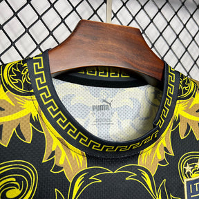 Camisa Seleção Itália x Versace - Puma - Preto e Dourado