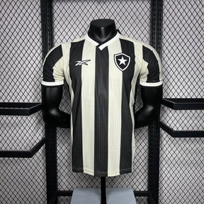 Camisa Reebok Botafogo Jogador  24/25 Casa - Preta e Branca