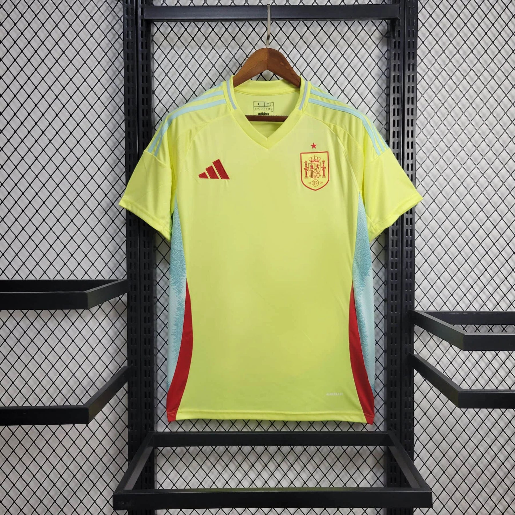 Camisa Espanha Away 24/25 s/n° Torcedor Adidas Masculino - Amarelo