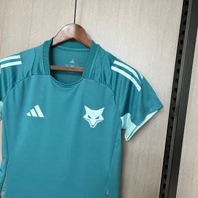 Camisa Cruzeiro 25/26 Treino Adidas - Azul Turquesa+Branco - (Feminina)