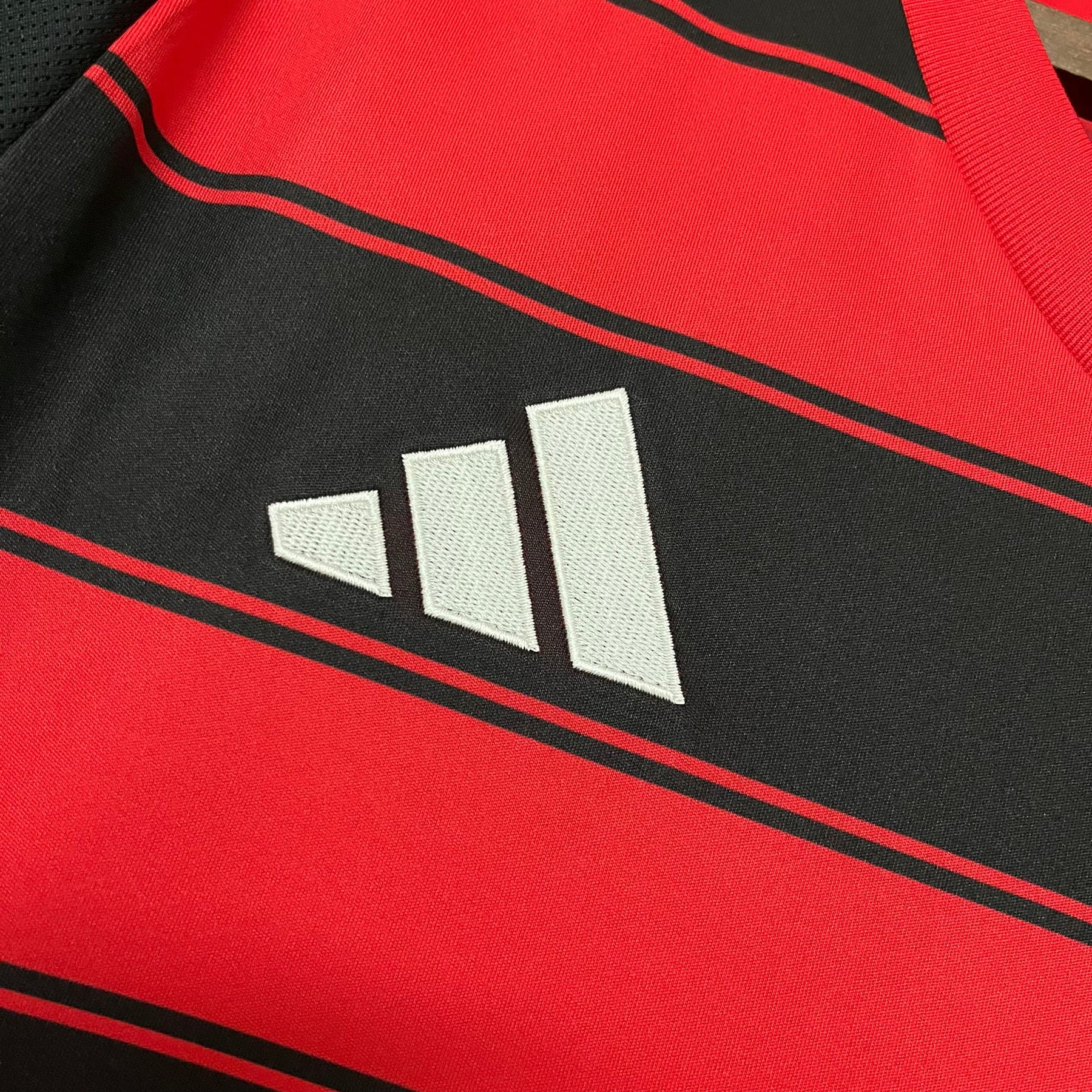 Camisa Flamengo I 2025 C/Patrocinio  Masculina - Vermelho+Preto