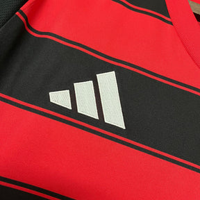 Camisa Flamengo I 2025 C/Patrocinio  Masculina - Vermelho+Preto