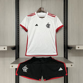 Kit Infantil  Flamengo II 24/25 s/n° Torcedor Adidas - Branco