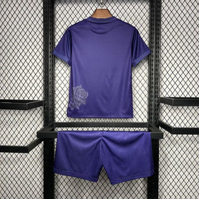 Kit Infantil Real Madrid Away 24/25- Roxo