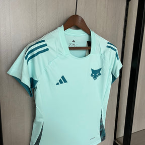 Camisa Cruzeiro 25/26 Treino Adidas - Azul Turquesa - (Feminina)