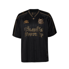 Camisa Santos Edição Charlie Brown Jr 24/25 Preta - Umbro Masculino Torcedor