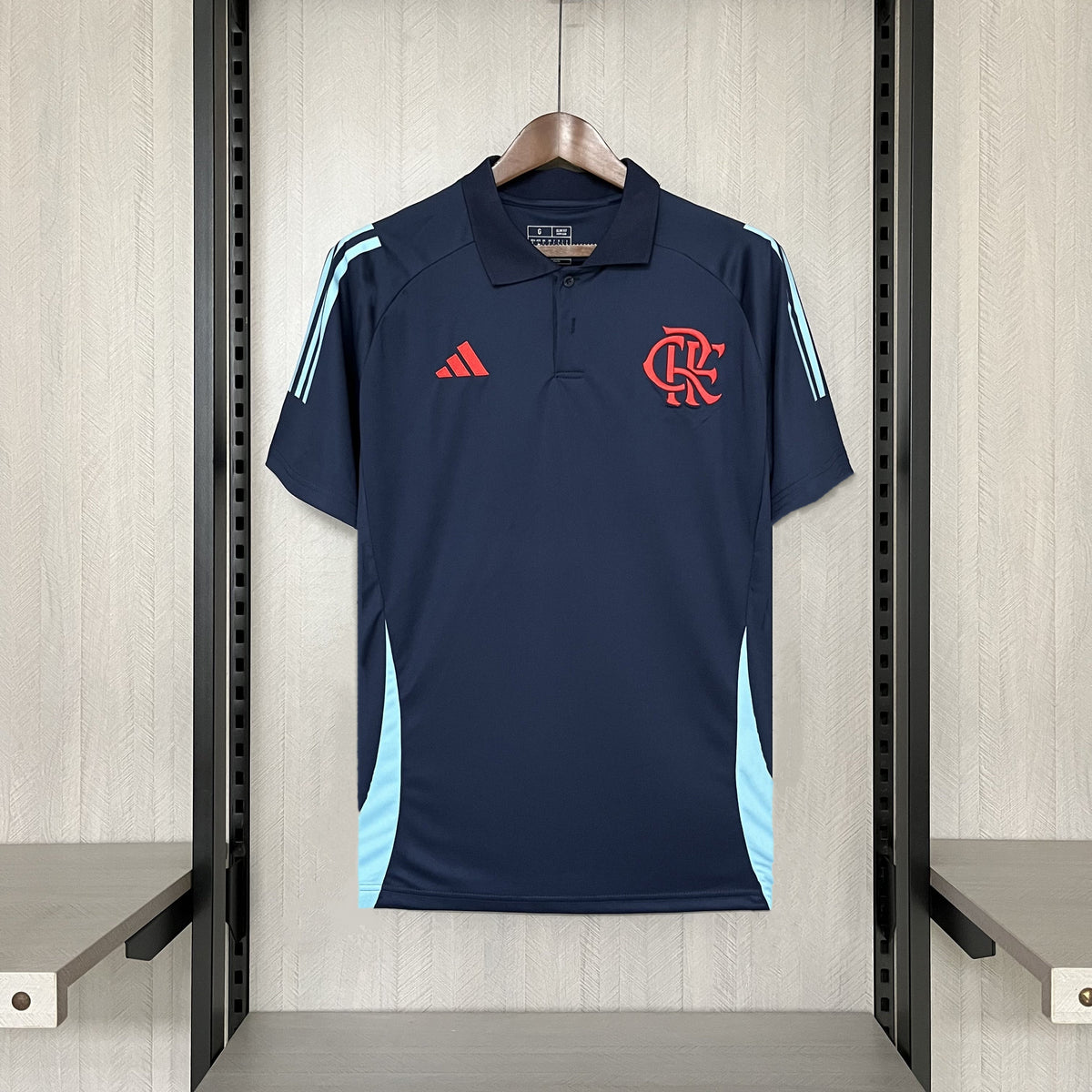 Camisa do Flamengo Polo Azul Escura 2025