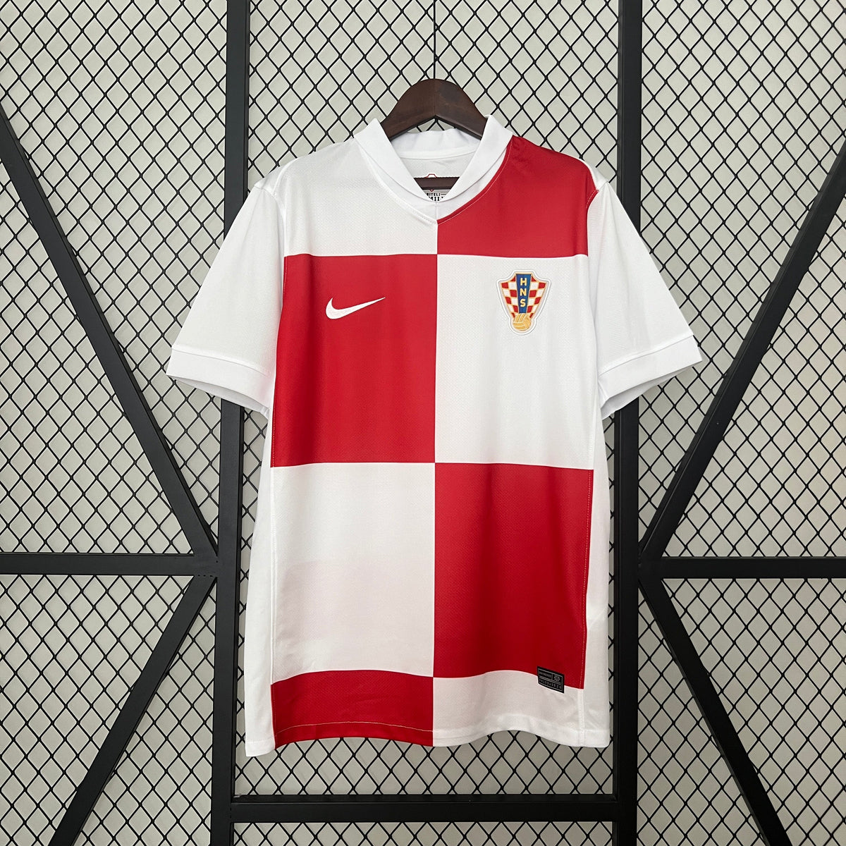 Camisa Seleção da Croácia Home 24/25 Torcedor Nike Masculina - Branco e Vermelho