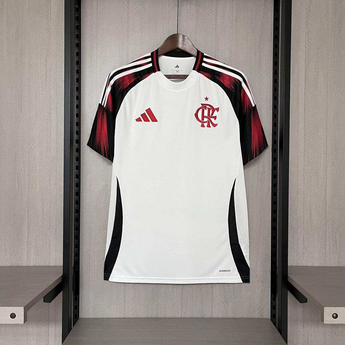 Camisa Flamengo II 2025  Torcedor Adidas Masculina - Branco