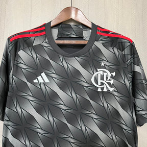 Camisa Flamengo III 24 Adidas Feminina - Cinza