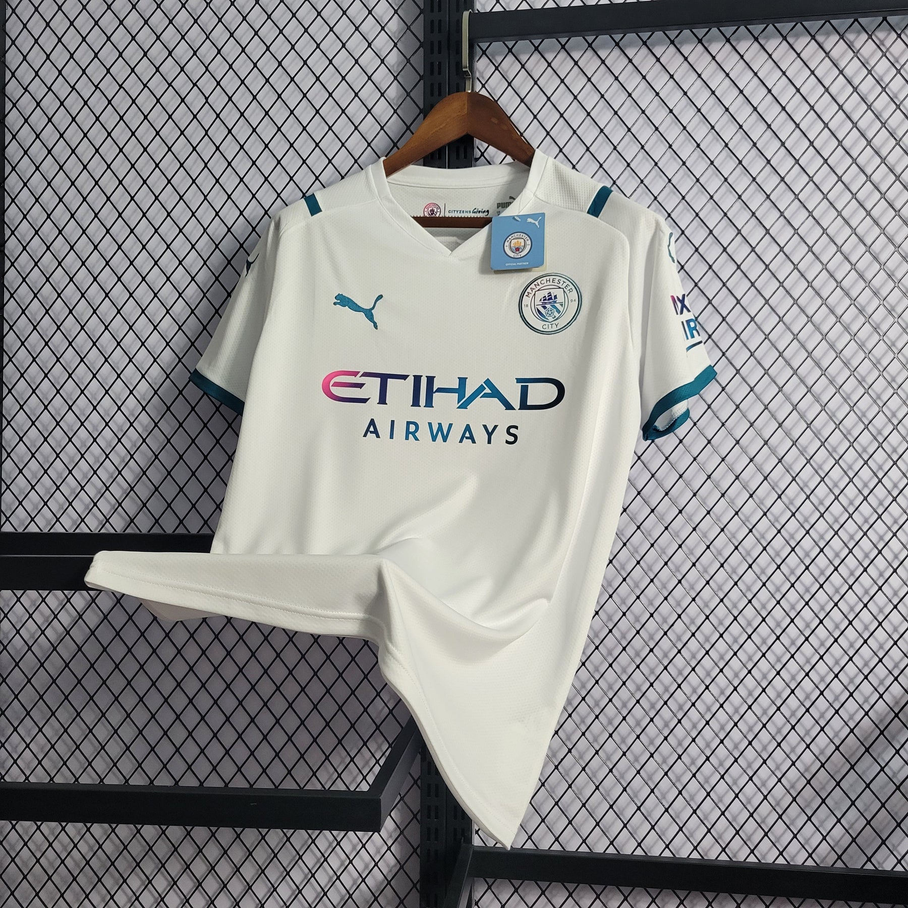 Camisa Manchester City II 21/22 Puma - Branco