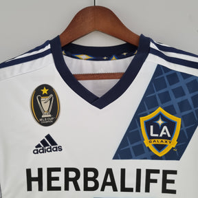 Camisa Retro LA Galaxy 2012 Home - Branco e Azul