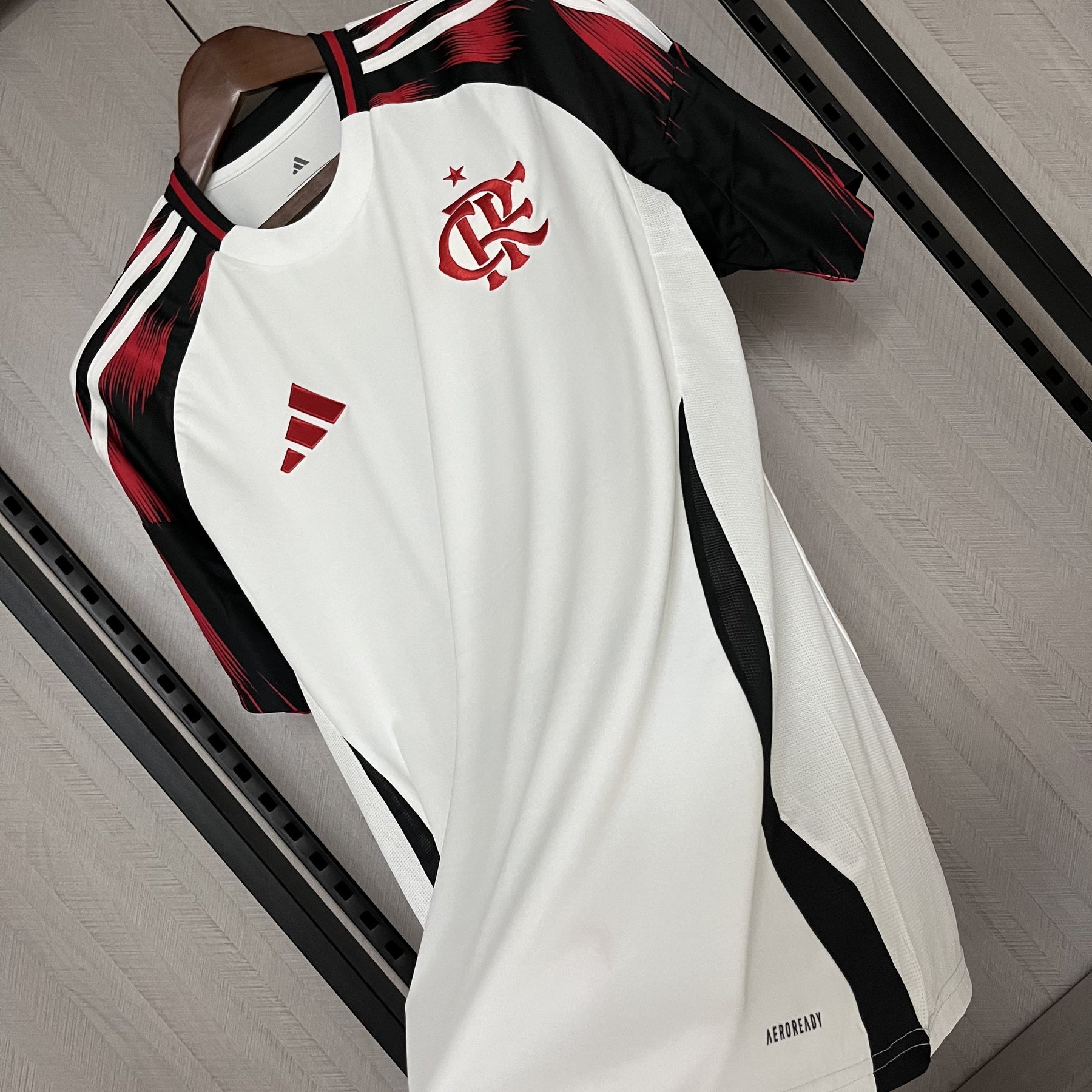 Camisa Flamengo II 2025  Torcedor Adidas Masculina - Branco