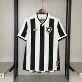 Camisa Reebok Botafogo 24/25 Casa - Preta e Branca  (Patch)