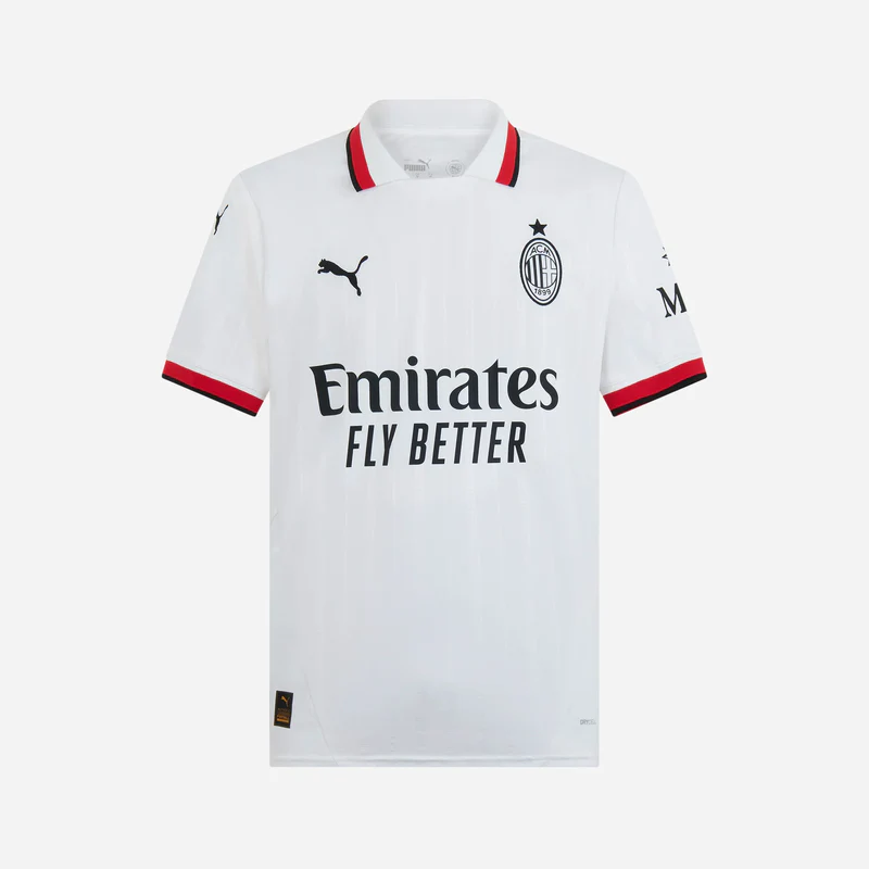 Camisa AC Milan Away 24/25 s/n° Torcedor Masculino - Branco