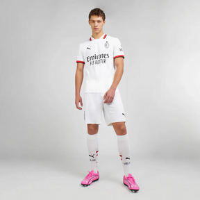 Camisa AC Milan Away 24/25 s/n° Torcedor Masculino - Branco
