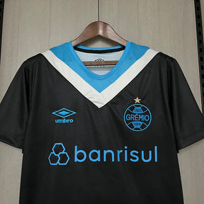 Camisa Grêmio III 24/25  Torcedor Umbro Masculina - Preto+Branco