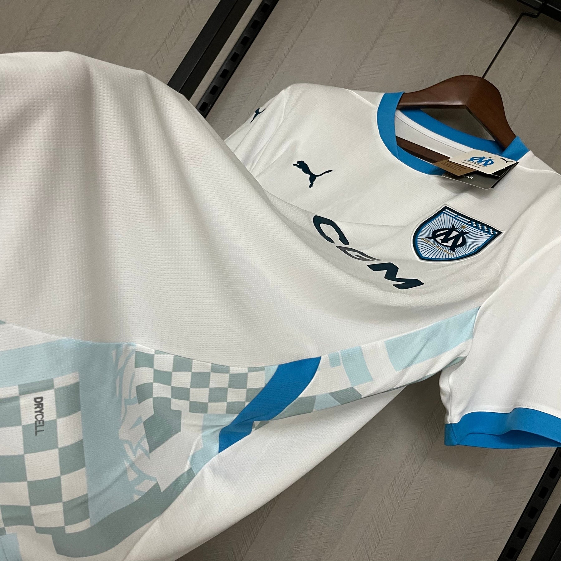 Camisa Olympique Marseille Home I 24/25 Masculina Branca