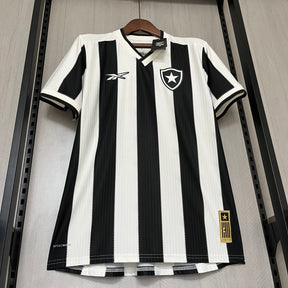 Camisa Reebok Botafogo 24/25 Casa - Preta e Branca  (Patch)