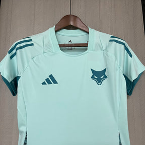 Camisa Cruzeiro 25/26 Treino Adidas - Azul Turquesa - (Feminina)