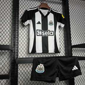 Kit Infantil Newcastle United 24/25 - Preto/Branco