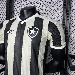 Camisa Reebok Botafogo Jogador  24/25 Casa - Preta e Branca