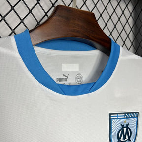 Camisa Olympique de Marseille I 24/25 Puma - Branco