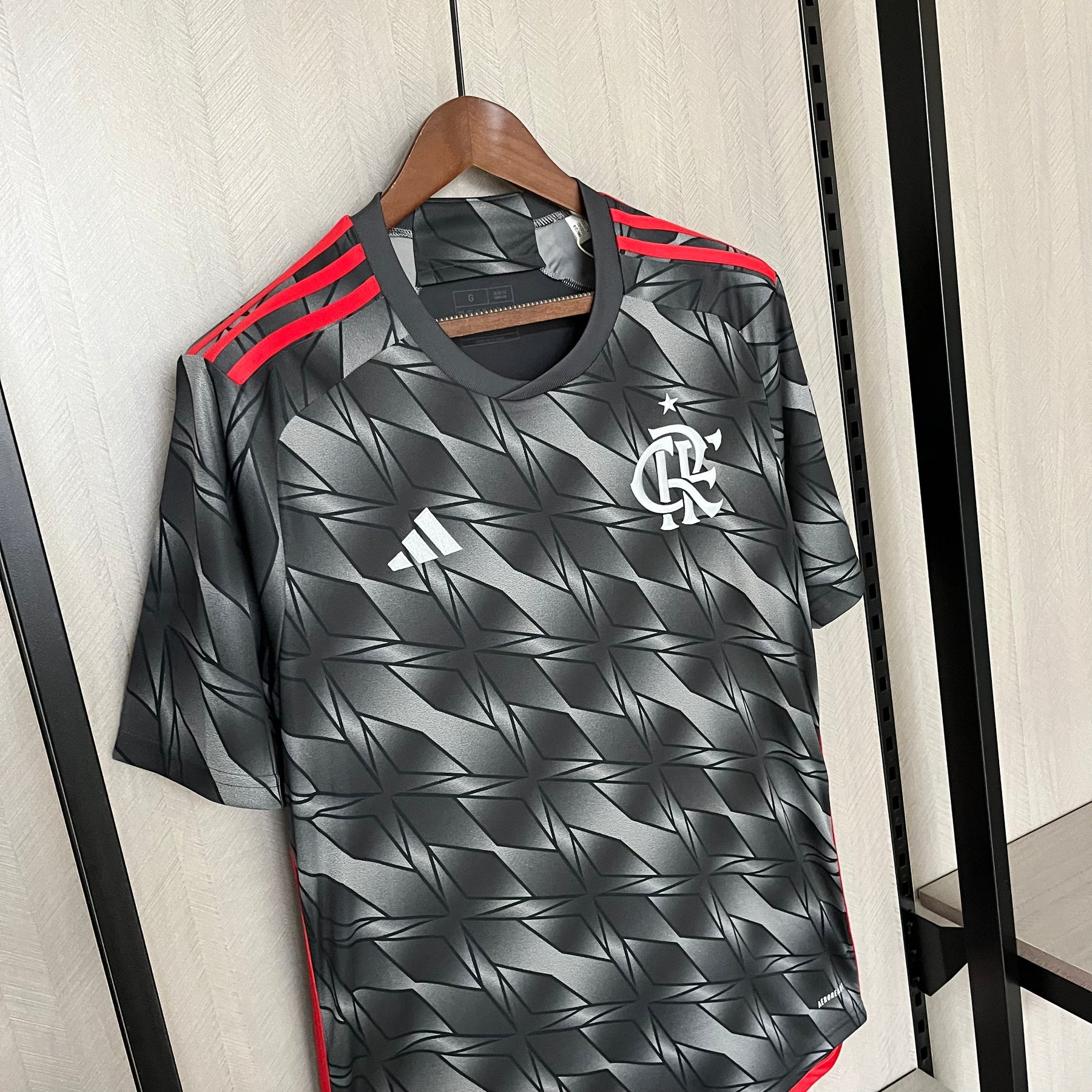 Camisa Flamengo III 24 Adidas Masculina - Cinza