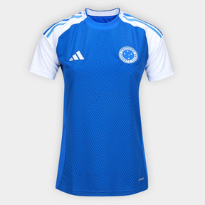 Camisa Cruzeiro I 25/26 s/n Torcedor Adidas Feminina - Azul