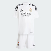 Conjunto Infantil Real Madrid Home 24/25 - Branco