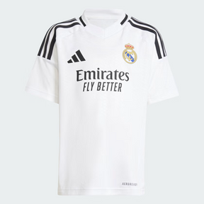Conjunto Infantil Real Madrid Home 24/25 - Branco