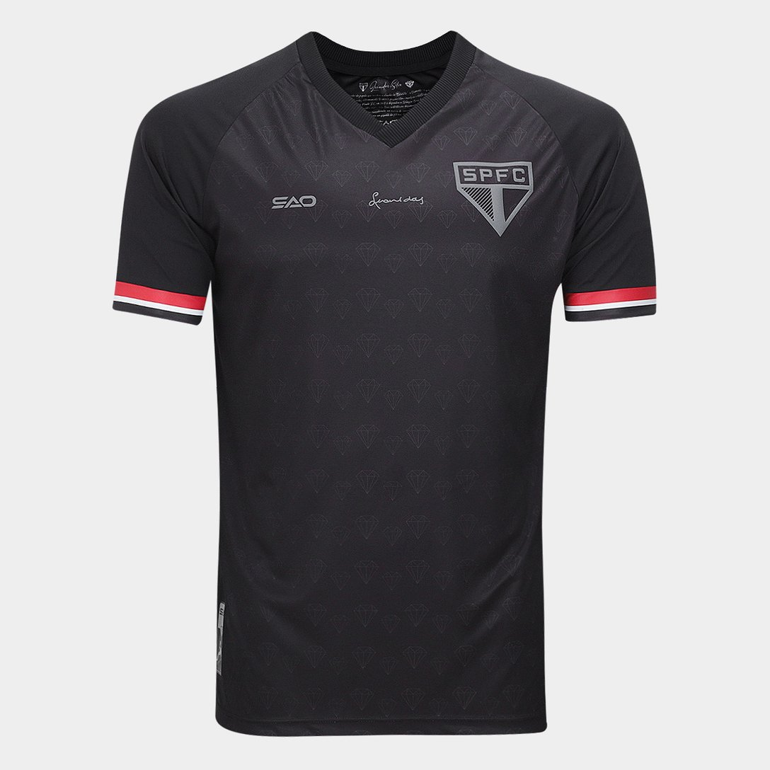 Camisa São Paulo Consciência Negra - Leônidas Diamante Negro 24/25