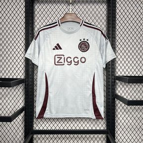 Camisa Ajax III 24/25 - Branco e Vinho