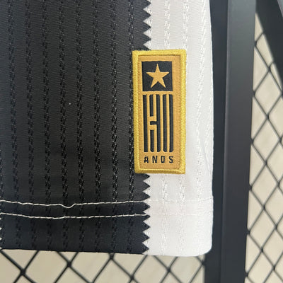 Camisa Reebok Botafogo 24/25 Casa - Preta e Branca (patrocinadores)