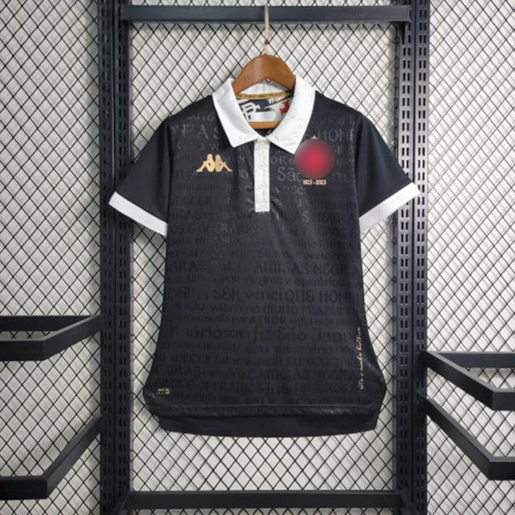 Camisa Vasco Feminino  23/24 Kappa - Camisa Negra
