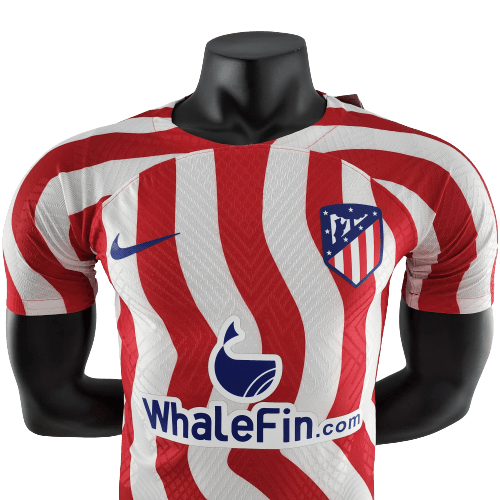Camisa Atlético de Madrid I 22/23 Vermelha e Branca - Nike - Masculino Jogador