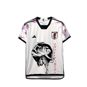 Camisa Japão Anime Attack on titan Levi 24/25 - Torcedor Masculina - Branco com detalhes em Preto