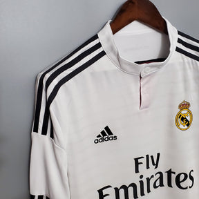 Camisa Manga Longa Real Madrid 14/15 Adidas - Branco