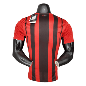 Camisa Milan 21/22 - Vermelha e Preta - Puma - Masculino Jogador