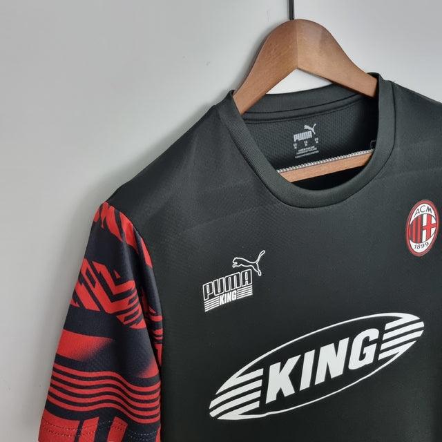Camisa Milan Heritage 21/22 Puma King - Preto