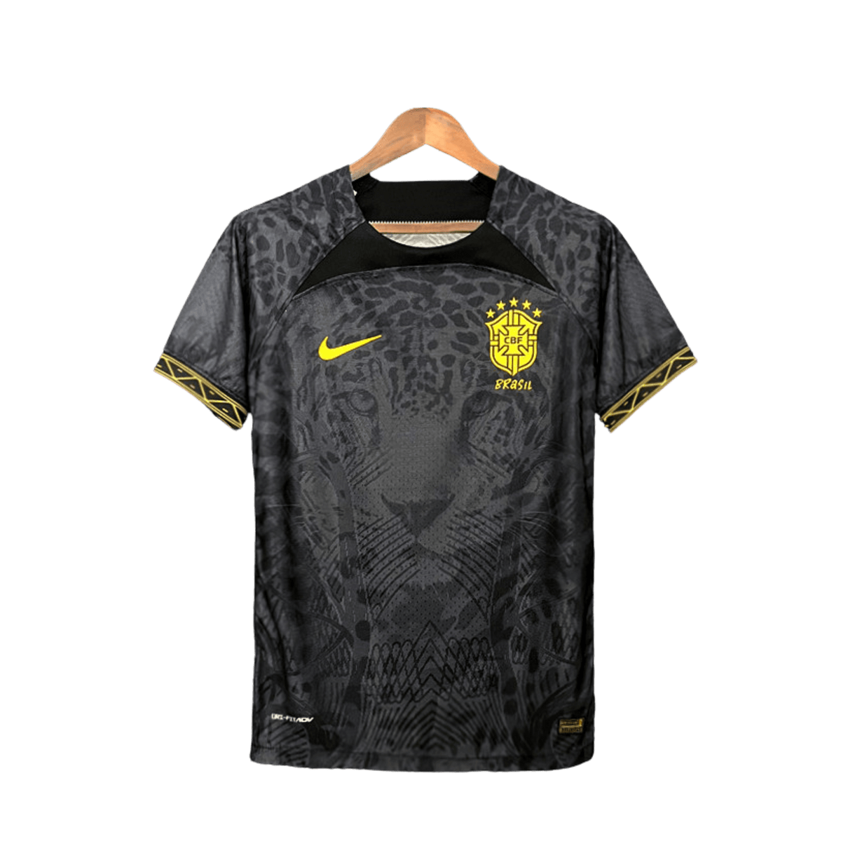Camisa Pantera Seleção Brasil 2022 Nike - Preto