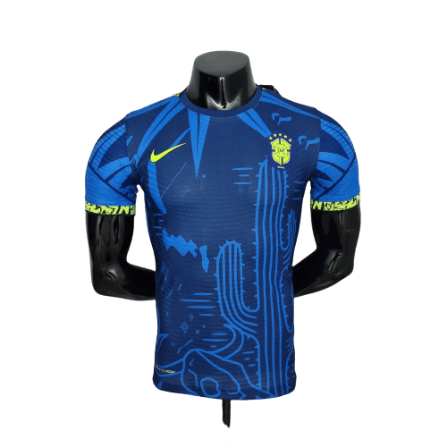 Camisa Seleção Brasil  2022 Nike - Azul - Conceito Nordeste