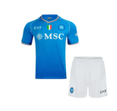 Conjunto Infantil Napoli Home 23/24 - Azul