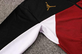 Conjunto PSG 21/22 Preto e Vermelho - Nike Jordan - Com Fecho