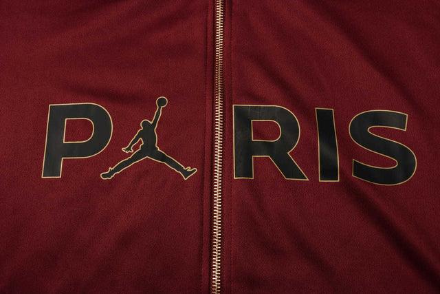Conjunto PSG 21/22 Vinho e Preto - Jordan - Com Fecho e Capuz