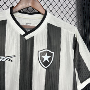 Camisa Reebok Botafogo 24/25 Casa - Preta e Branca