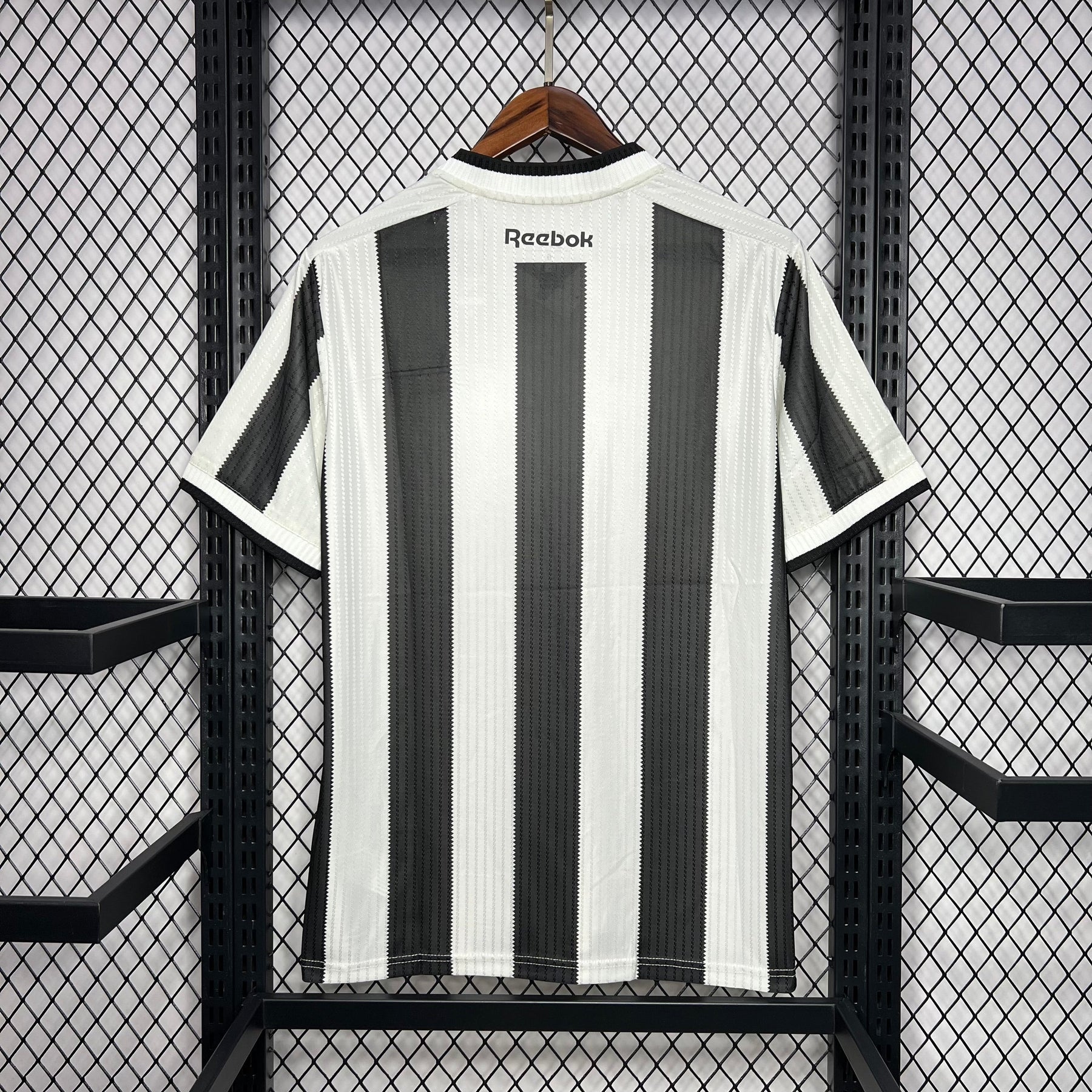 Camisa Reebok Botafogo 24/25 Casa - Preta e Branca