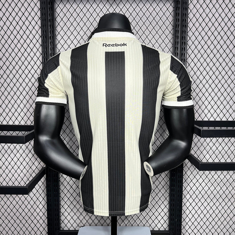 Camisa Reebok Botafogo Jogador  24/25 Casa - Preta e Branca